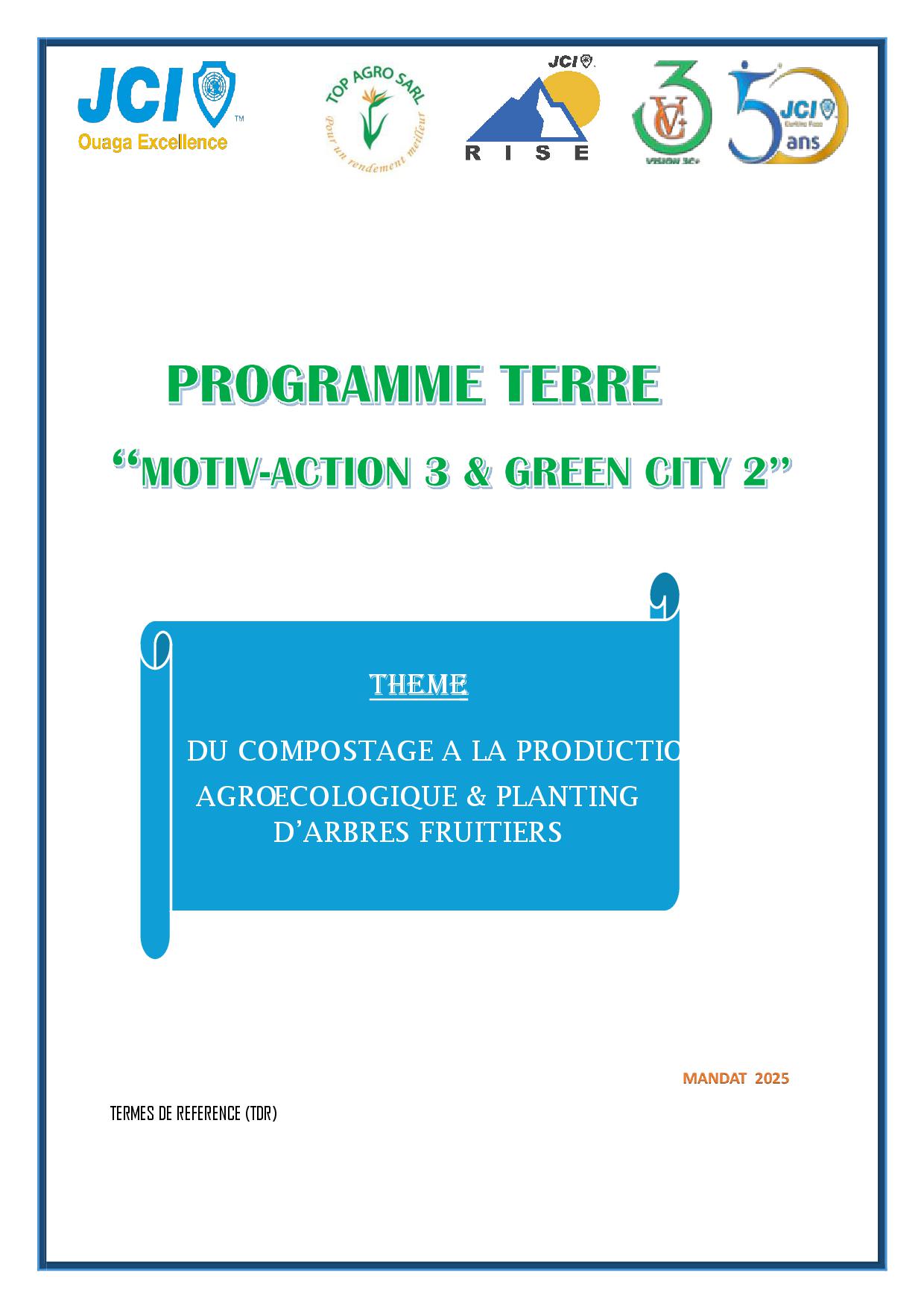 Lancement de l’opération MotivAction 3 au Burkina Faso