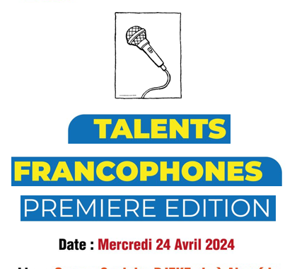 [9] Talents francophones 1ère édition à Abidjan (CI)